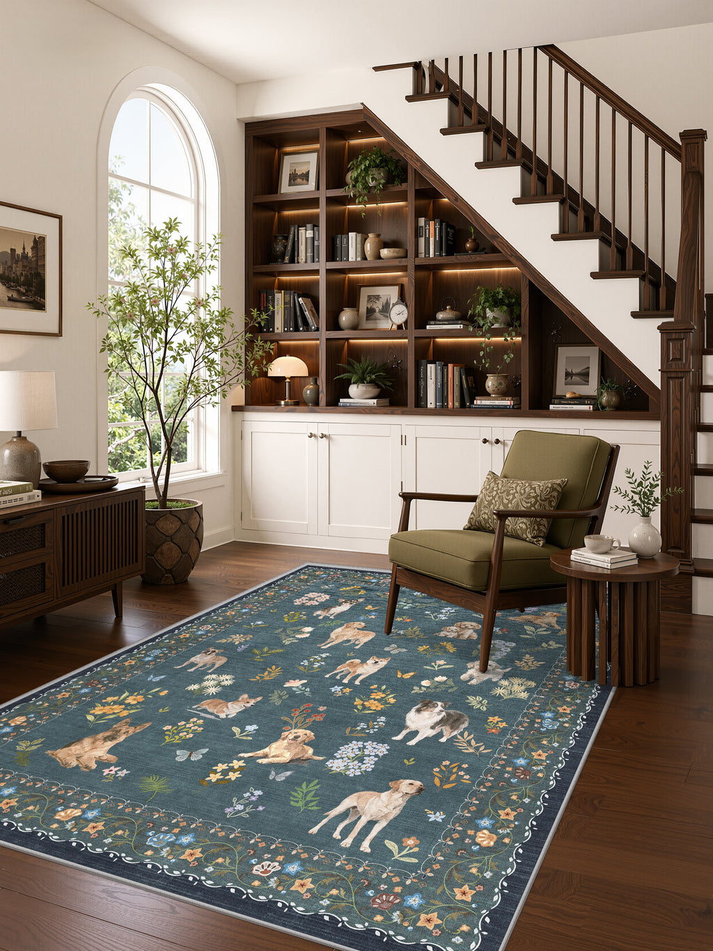 Roxstand Paw Garden Dog Blue