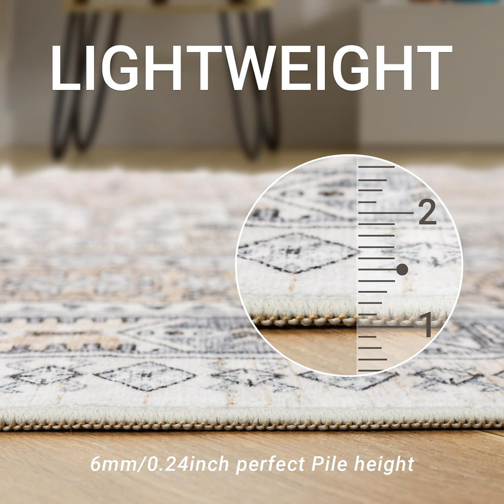 Roxstand Beige Runner Rug