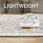 Roxstand Beige Runner Rug