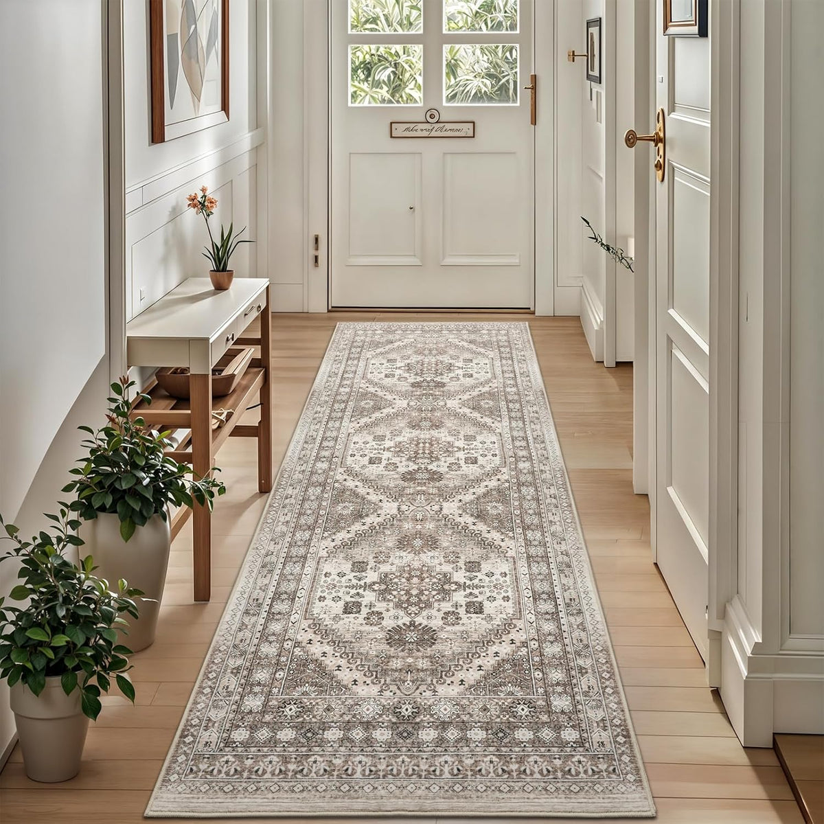 Roxstand Brown Runner Rug