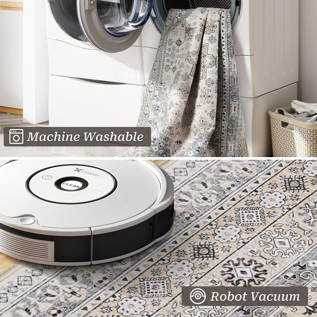 Roxstand Beige Runner Rug