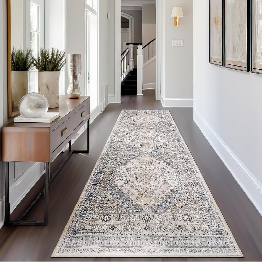 Roxstand Beige Runner Rug