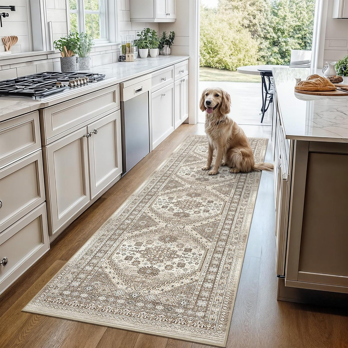 Roxstand Brown Runner Rug