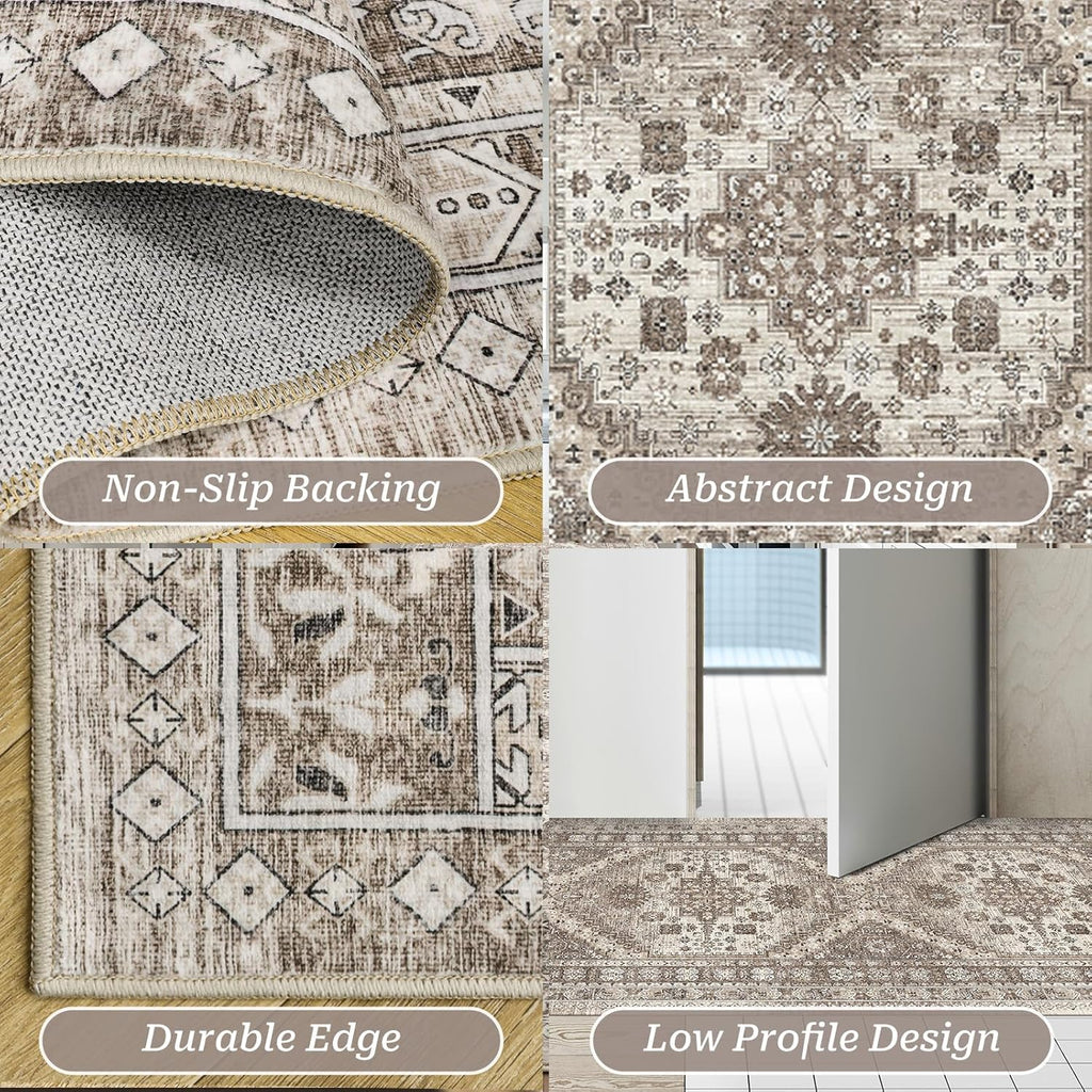 Roxstand Brown Runner Rug