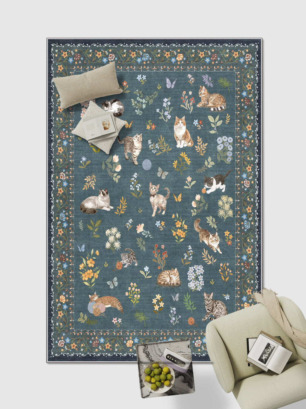 Roxstand Paw Garden Cat Blue